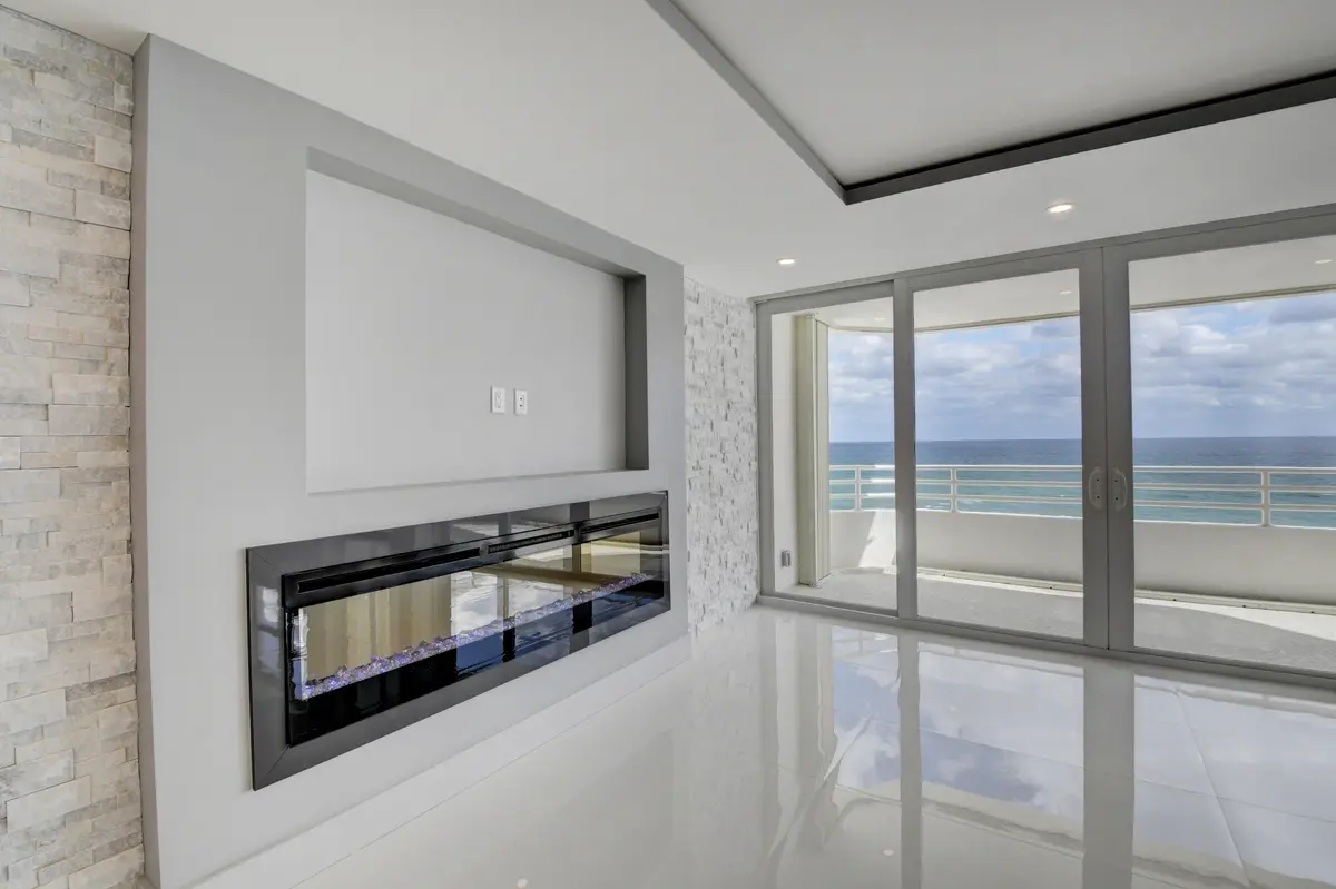 LIVING ROOM at 3407 S Ocean 8b Boulevard 8b, Highland Beach