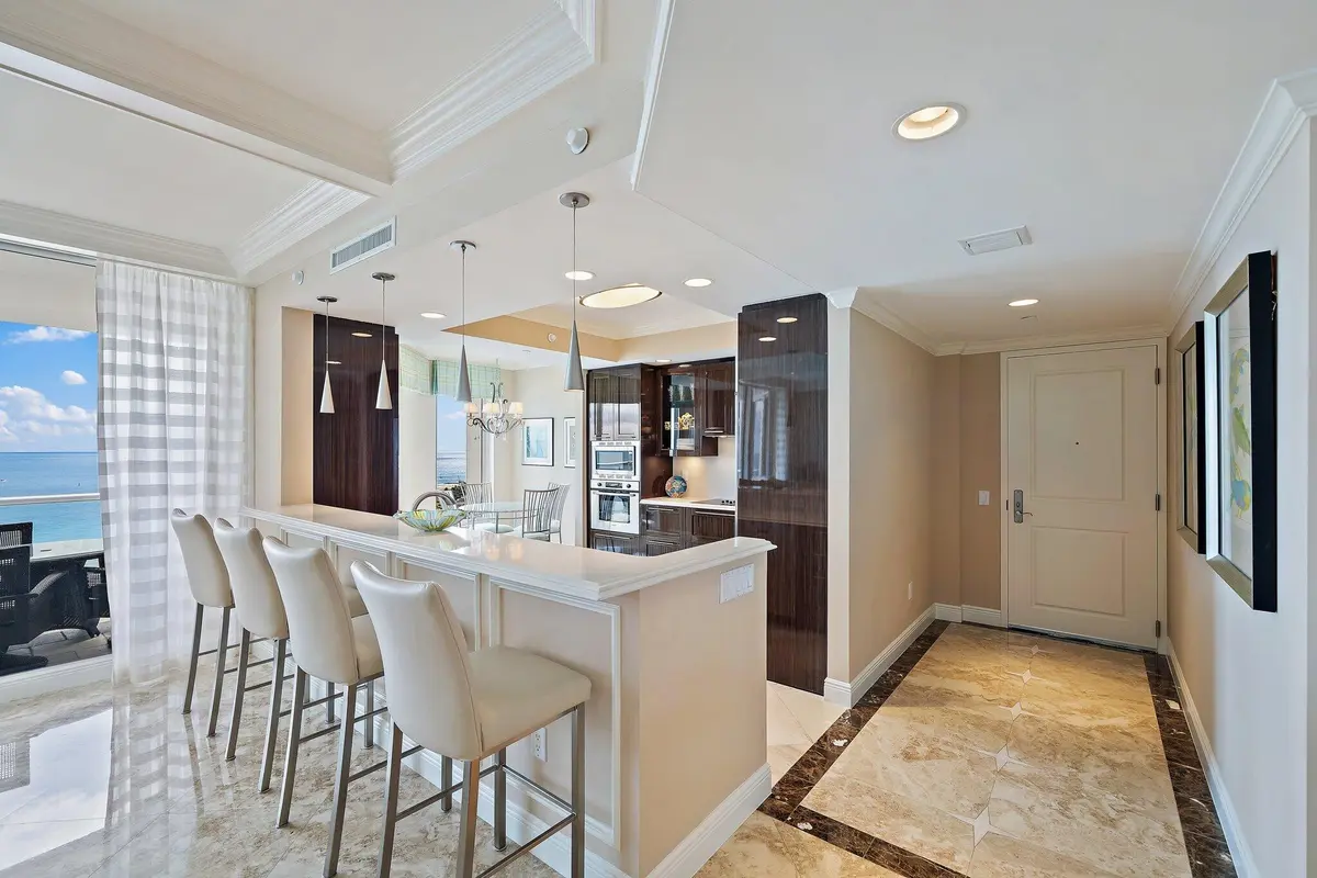 Open Kitchen Floor Plan at 2700 N Ocean Drive 2403b, Singer Island