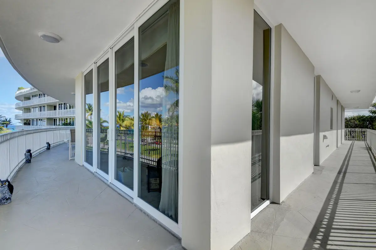 North-West Balcony at 100 Royal Palm Way G3, Palm Beach