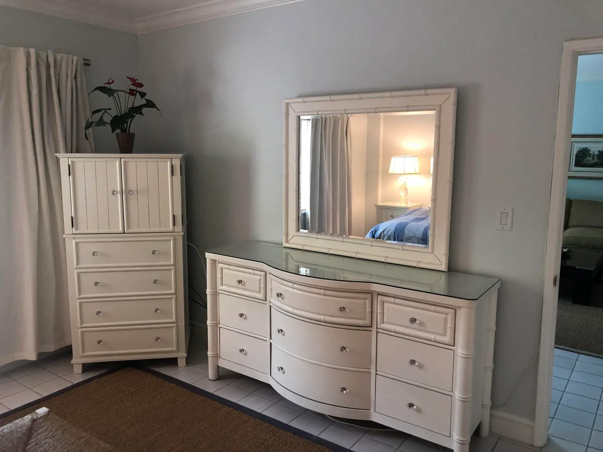 Master bedroom at 250 Bradley Place 204, Palm Beach