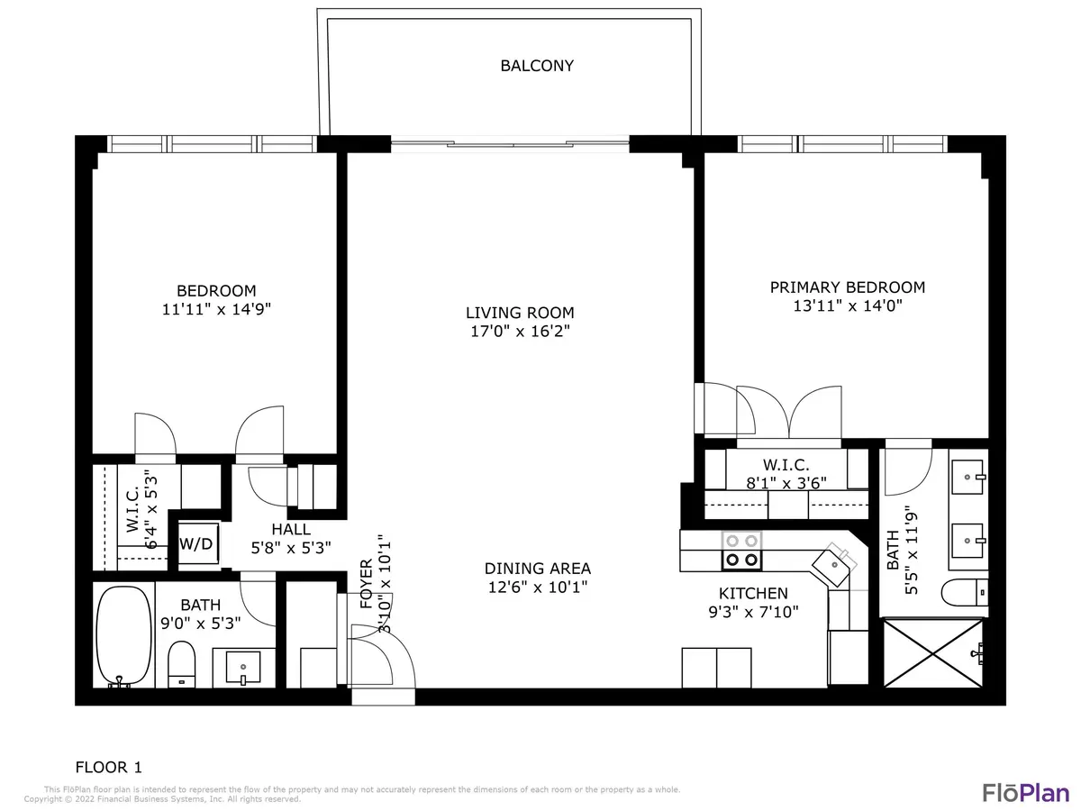 Floor Plan at 250 Bradley Place 307, Palm Beach