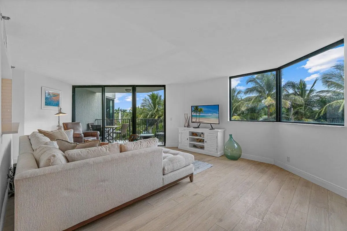 living room at 2565 S Ocean Boulevard 205n, Highland Beach