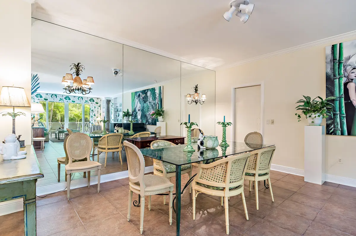 Dining Area at 429 Australian Avenue 80, Palm Beach