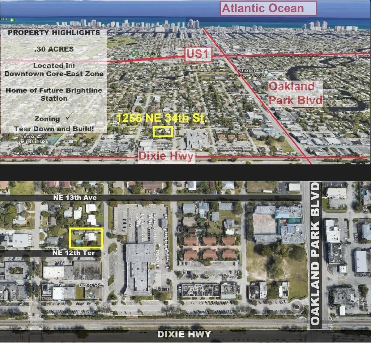 SITE MAPS at 1255 NE 34 Street, Oakland Park