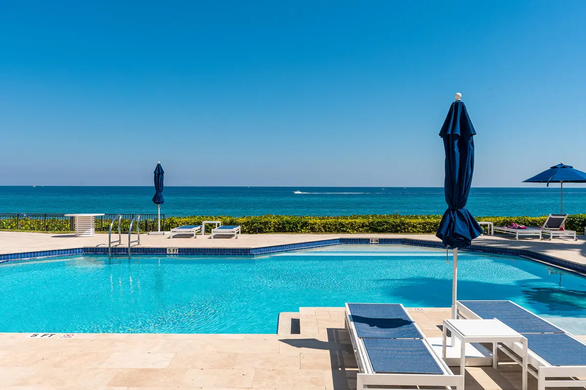 Oceanfront Saltwater Pool at 2565 S Ocean Boulevard 206n, Highland Beach