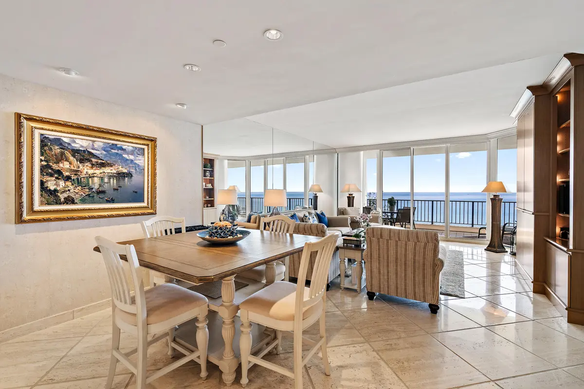 Dining Area at 800 Ocean Drive 1004, Juno Beach
