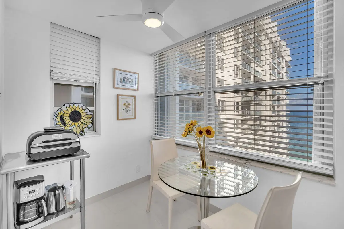Eat-in Kitchen at 4300 N Ocean Boulevard 14f, Fort Lauderdale