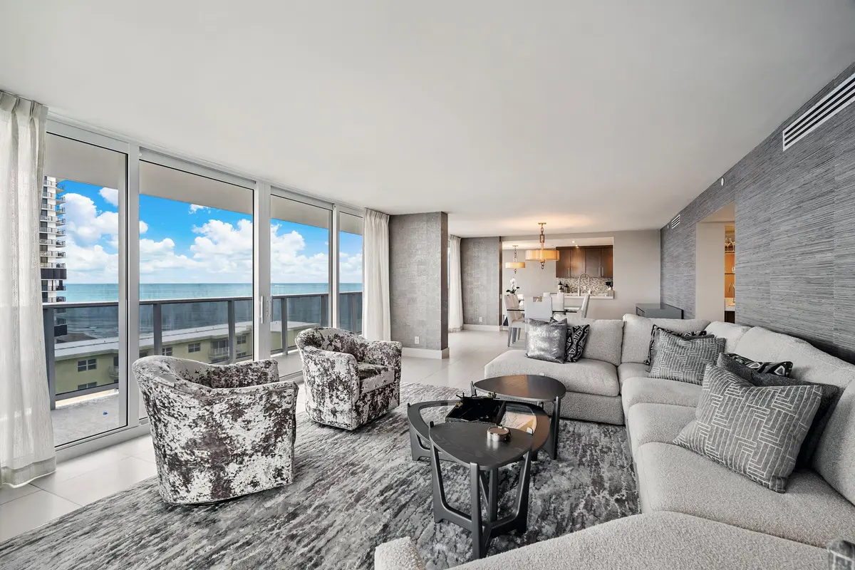 LIVING ROOM OCEAN ROOM at 350 S Ocean Boulevard 9-C, Boca Raton