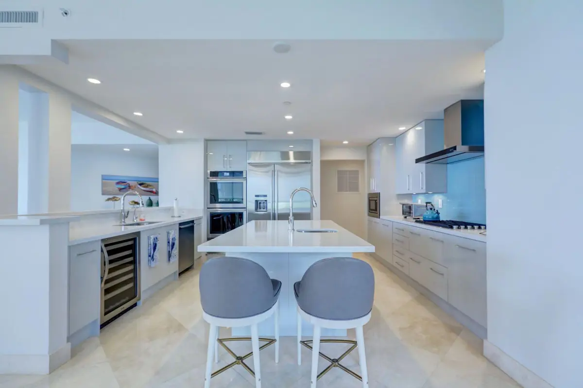Kitchen at 3800 N Ocean Drive 453, Singer Island