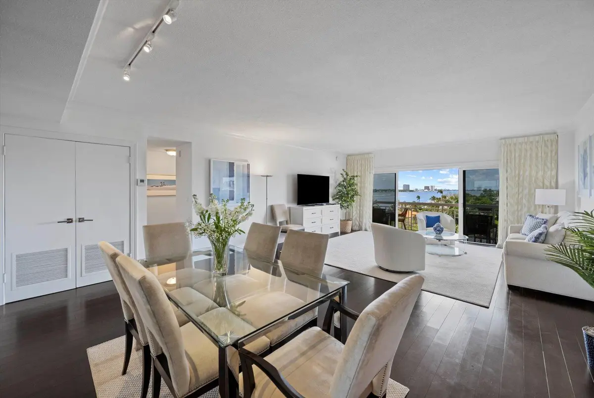 Dining Area / Living Room at 250 Bradley Place 705, Palm Beach