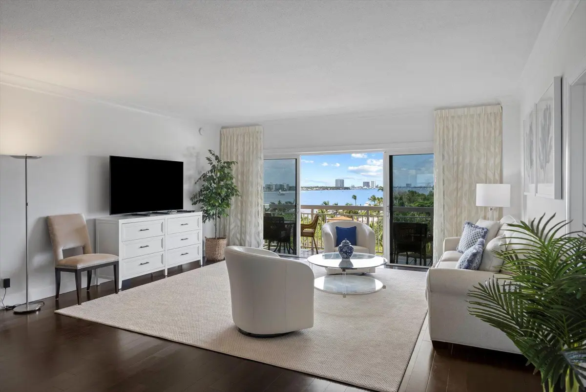 Living Room at 250 Bradley Place 705, Palm Beach