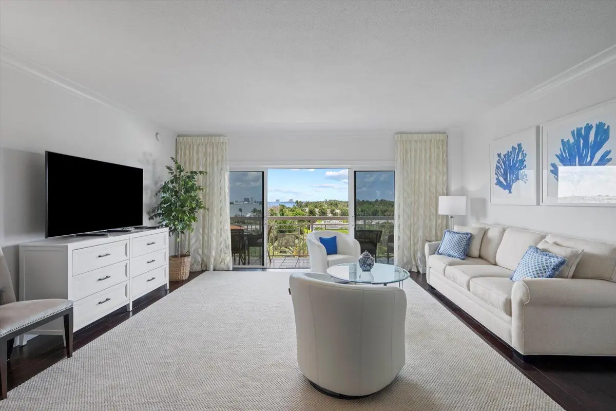 Living Room at 250 Bradley Place 705, Palm Beach