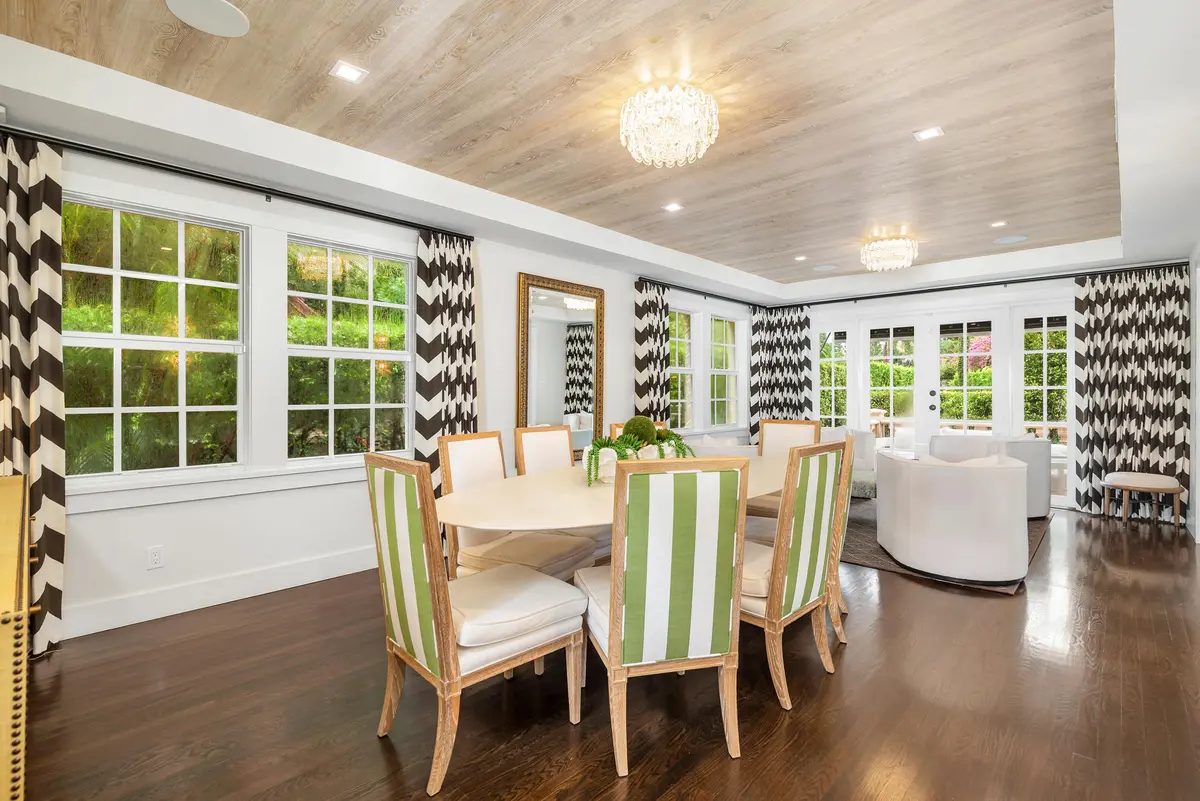 Dining Room & Conversation area at 231 Sunset Road, West Palm Beach
