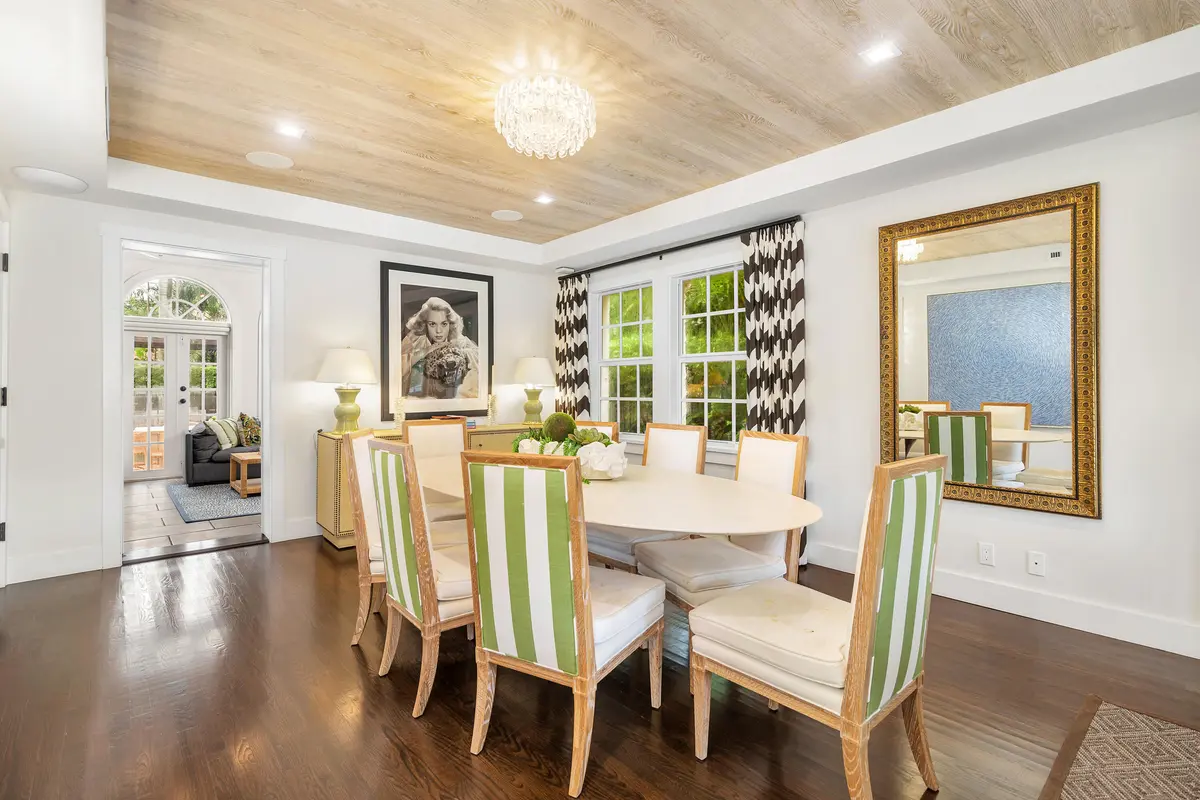 Dining Room & Conversation area at 231 Sunset Road, West Palm Beach
