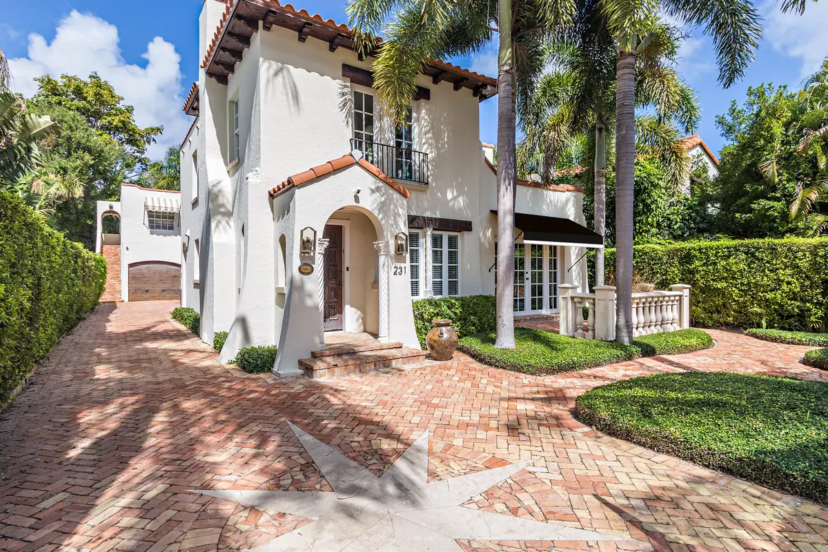 Front Elevation at 231 Sunset Road, West Palm Beach