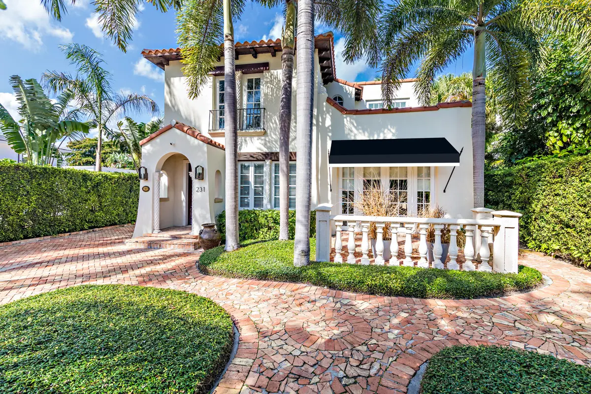 Front Elevation at 231 Sunset Road, West Palm Beach