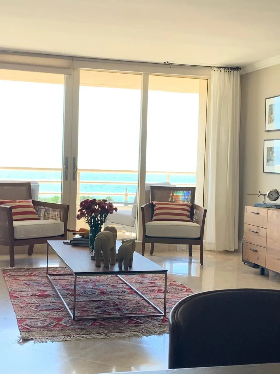 SEA RANCH D-902 LIVING ROOM at 4101 N Ocean Boulevard D-902, Boca Raton