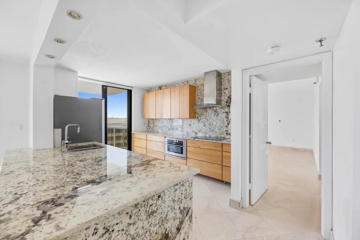 Kitchen at 9 Island Avenue 2309, Miami Beach