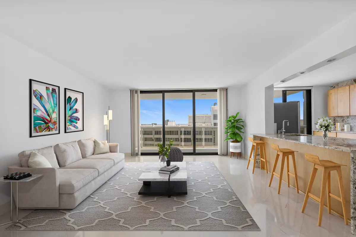 Living Room at 9 Island Avenue 2309, Miami Beach