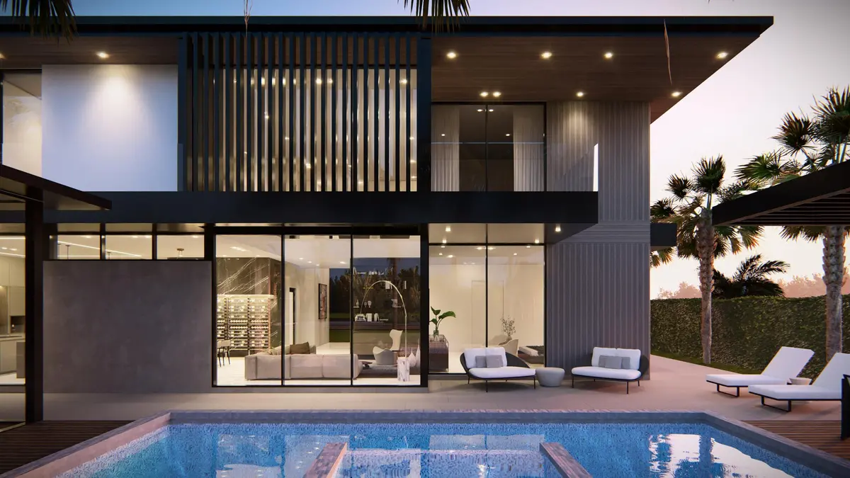 Pool and Spa at 300 NE 11th Street, Boca Raton