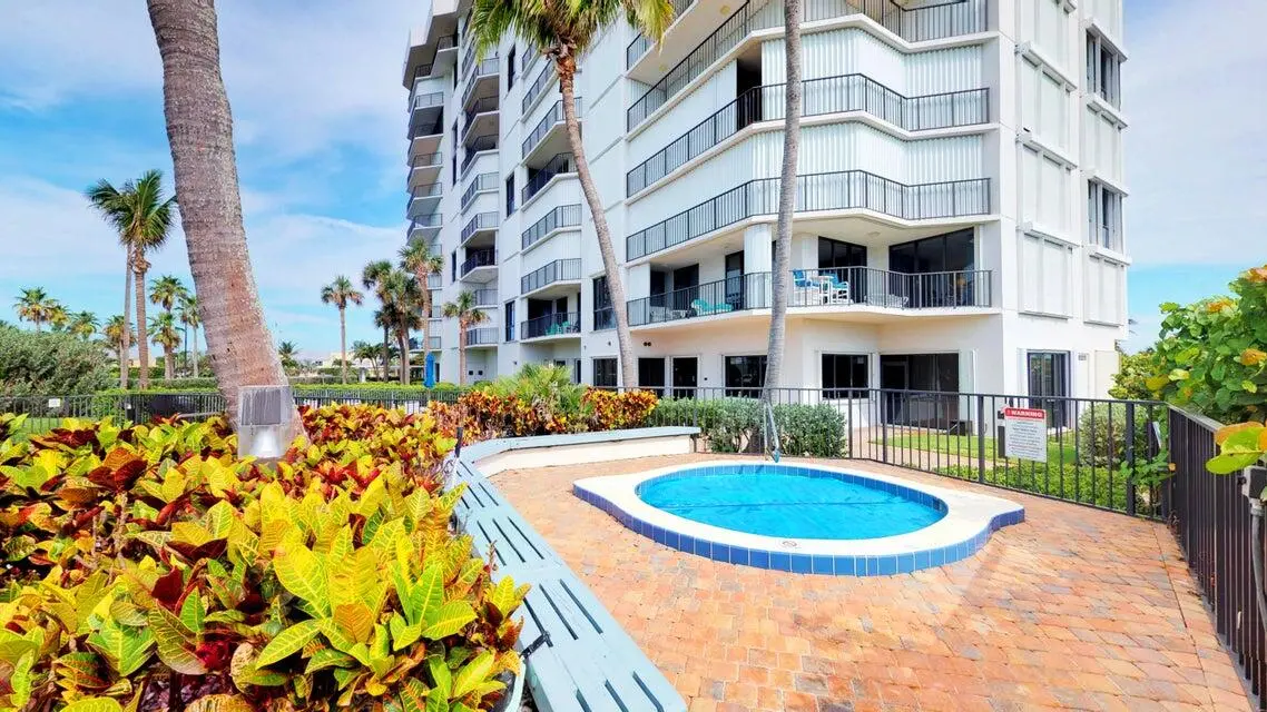 condo hot tub at 2800 N Highway A1a 201, Hutchinson Island
