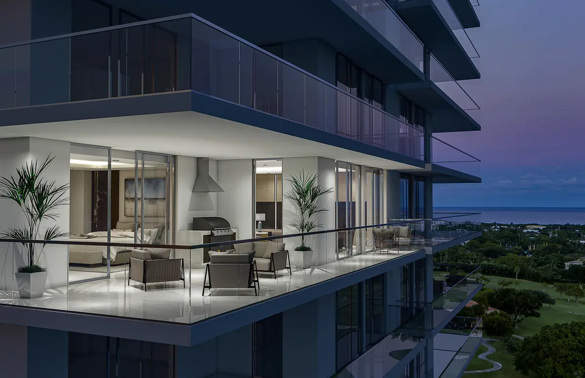 The Residences_Unit A_Terrace at 105 E Camino Real 912, Boca Raton