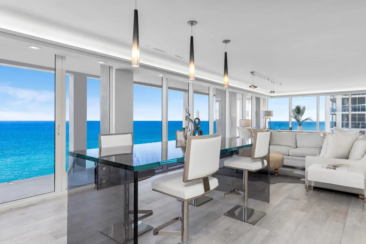 Dining / Living at 2800 S Ocean Boulevard 18-F, Boca Raton