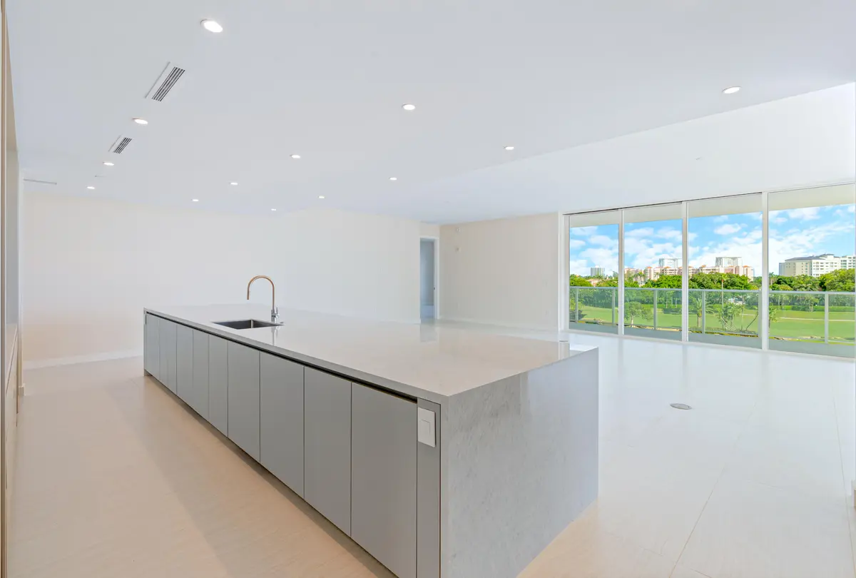 5. ALINA - Residence 502 - Kitchen Islan at 210 SE Mizner Boulevard 502, Boca Raton