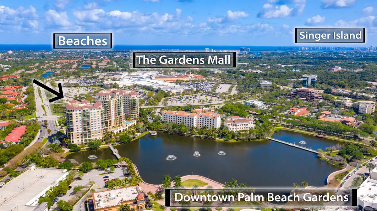 Exceptional Location at 3620 Gardens Parkway 802b, Palm Beach Gardens