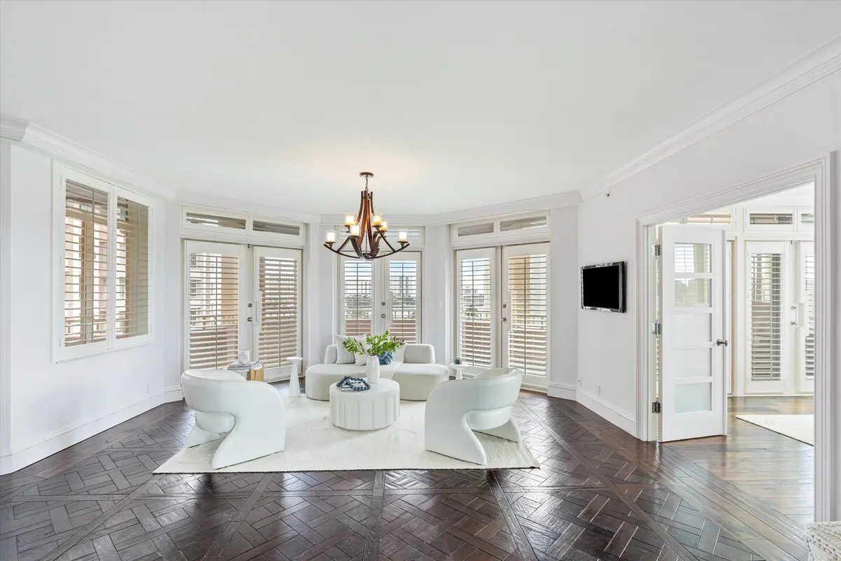 Living Room at 300 SE 5th Avenue 6140, Boca Raton