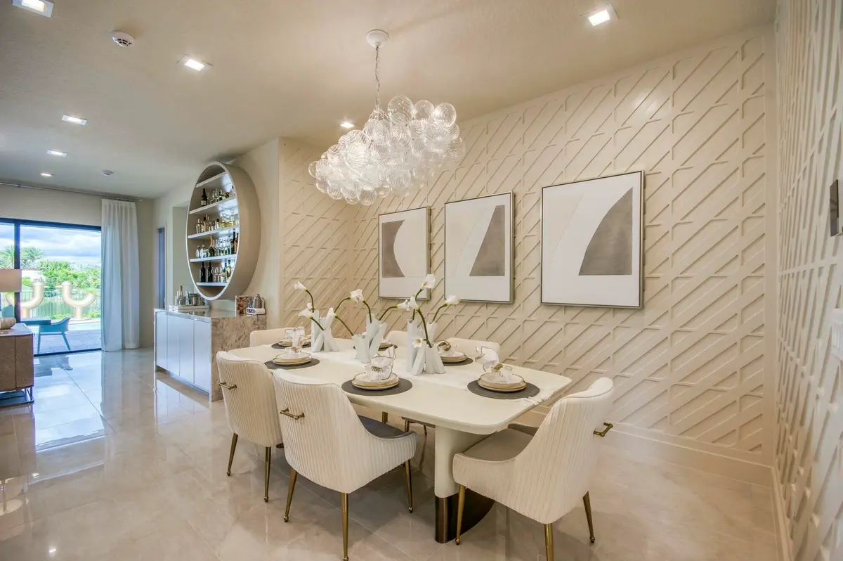 Dining Room at 10037 Heron Flock Drive, Palm Beach Gardens
