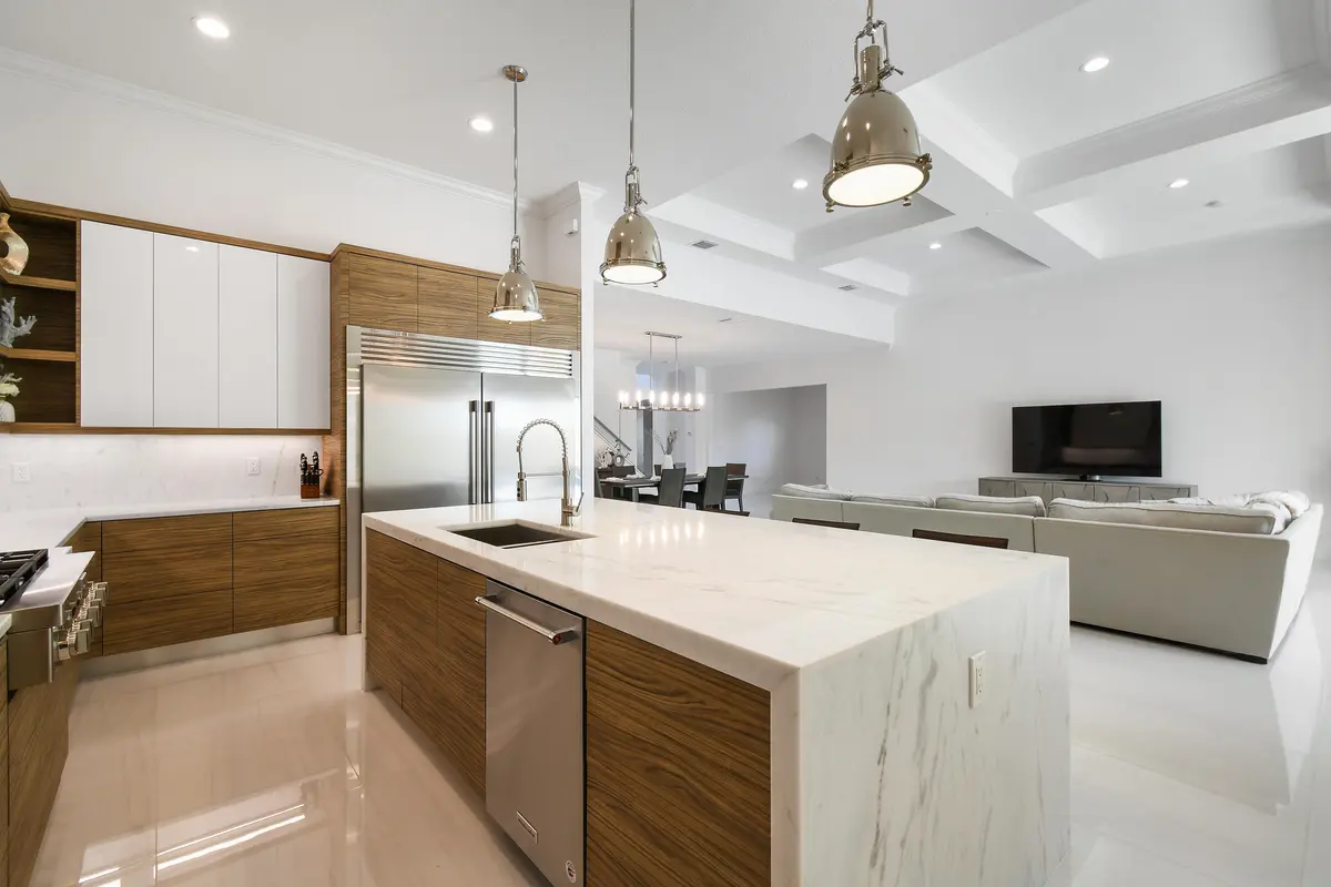 kitchen outward at 540 Sonoma Isles Circle, Jupiter