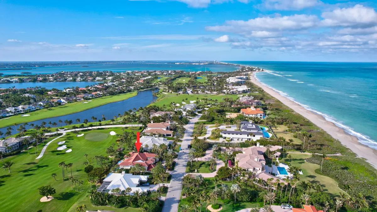 Aerial view at 2995 SE Dune Drive, Stuart