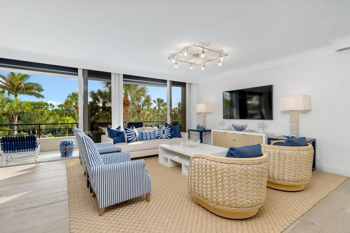 Living Room at 120 Sunset Avenue 3a, Palm Beach