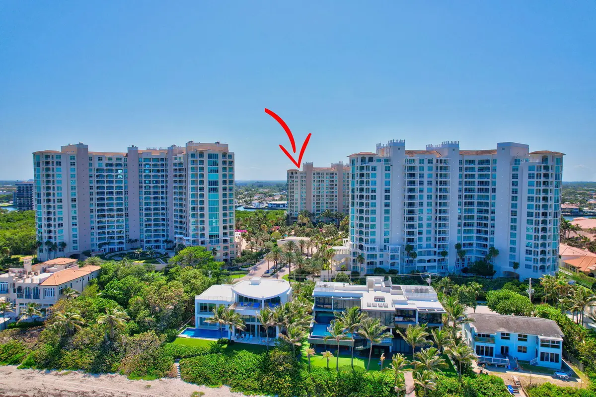 Aerial at 3720 S Ocean Boulevard 1001, Highland Beach
