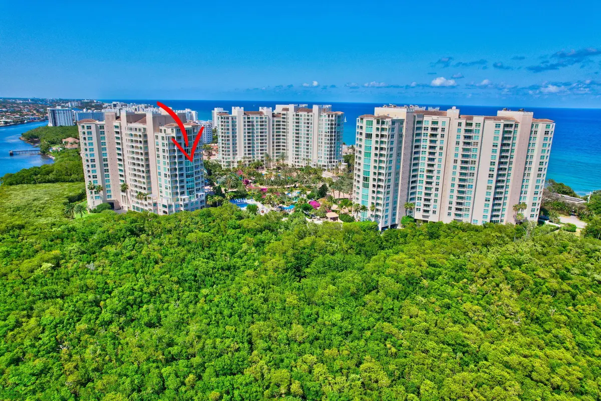 Aerial at 3720 S Ocean Boulevard 1001, Highland Beach