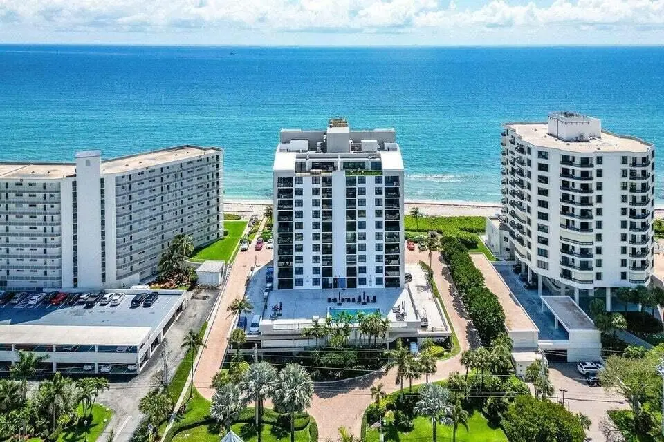 Ocean Terrace Exterior Pool & Backside at 3115 S Ocean Boulevard 1001, Highland Beach