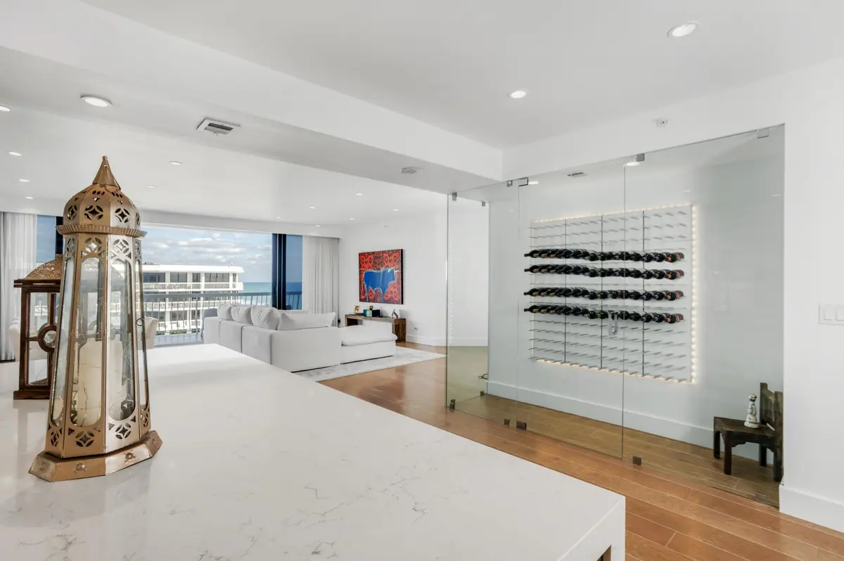 mls_KITCHEN_DETAIL_TO_WINE_ROOM at 2100 S Ocean Boulevard 602s, Palm Beach