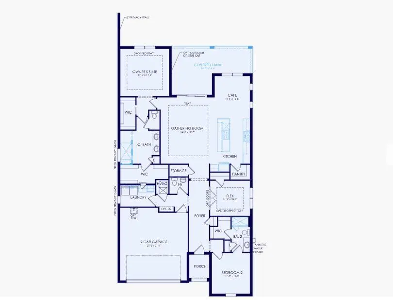 38 Floorplan Details at 9309 Cape Honey Bee Lane Prestige 38, Lake Worth