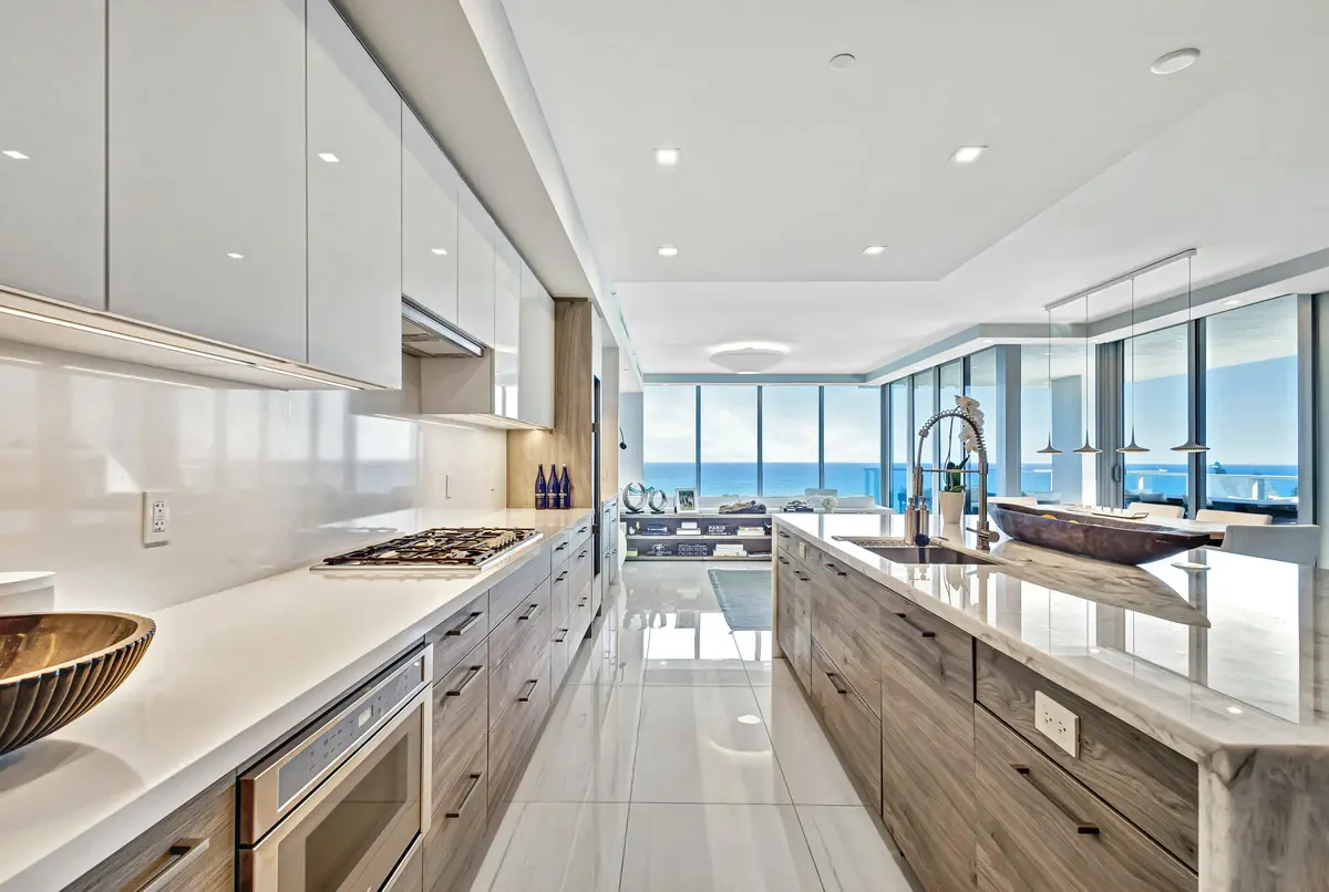 Kitchen at 5000 N Ocean Drive 803, Riviera Beach