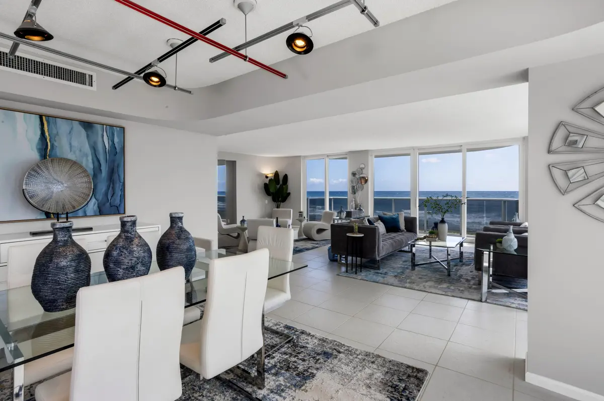 DINING TO LIVING at 350 S Ocean Boulevard 1-A, Boca Raton