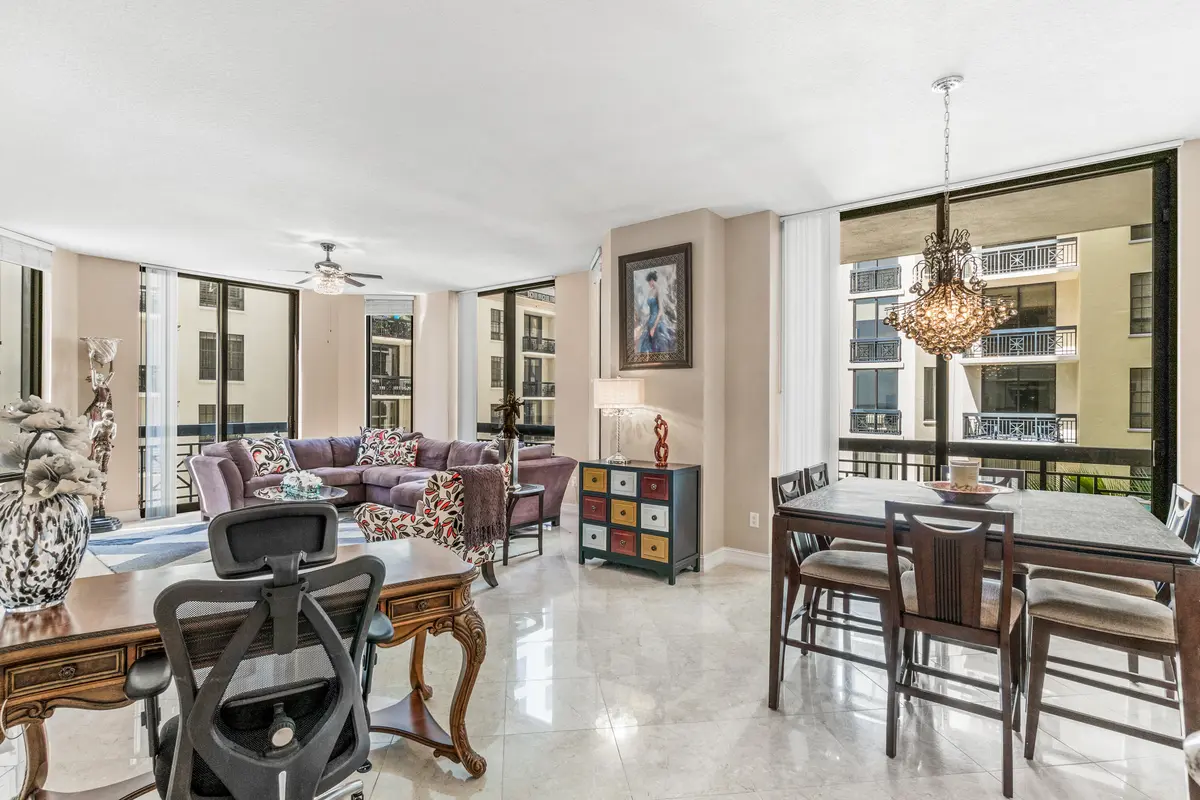 Living & Dining Room Area at 701 S Olive Avenue 715, West Palm Beach