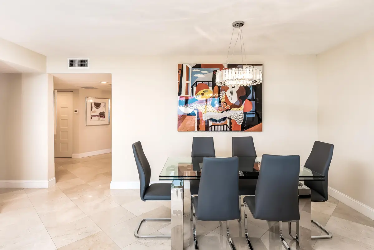 004_Dining Room at 4101 N Ocean Boulevard 1107 D, Boca Raton