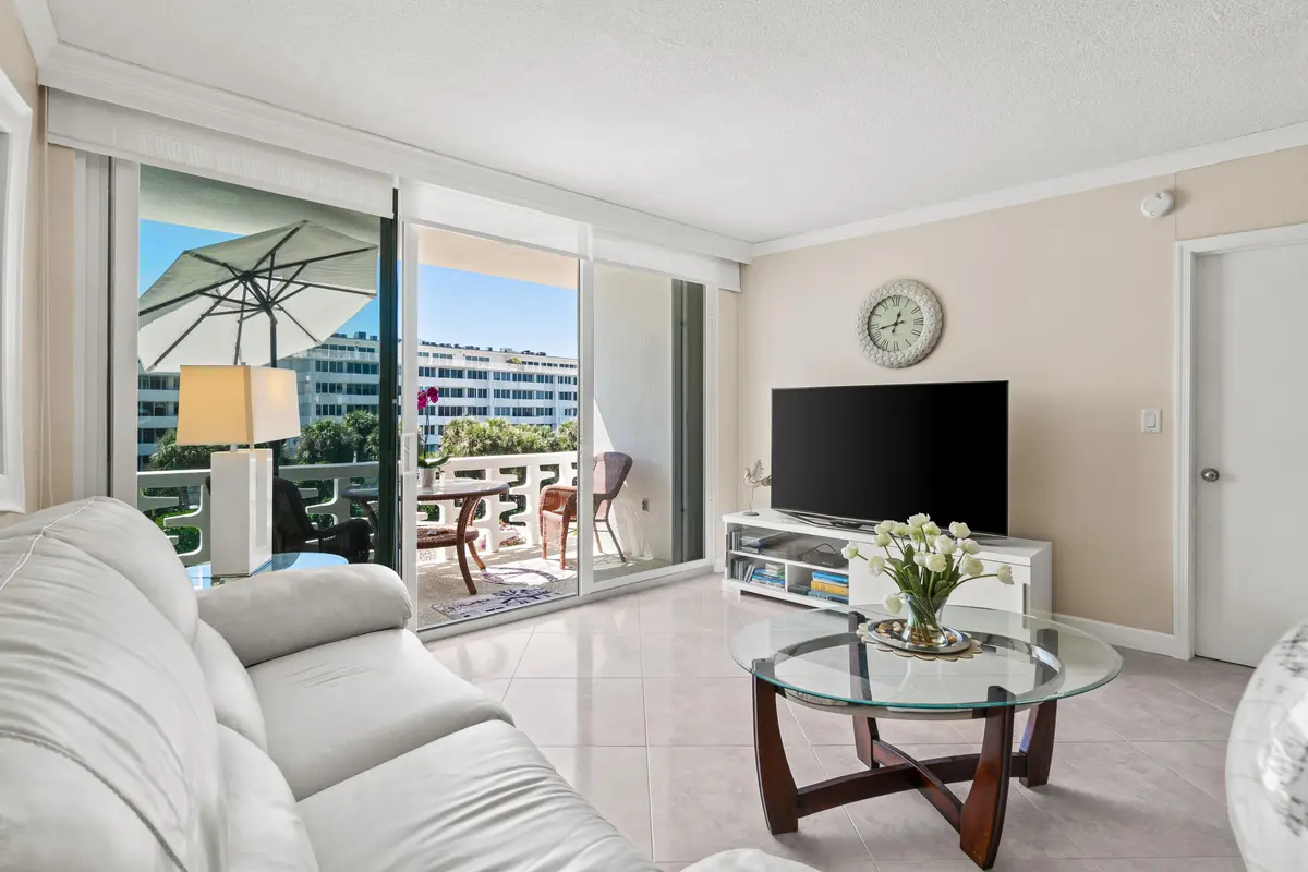 Living Room at 2760 S Ocean Boulevard 313, Palm Beach