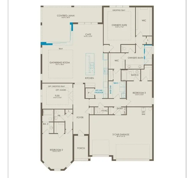 278 Floorplan Details at 10261 SW Highpointe Drive Renown 278, Stuart