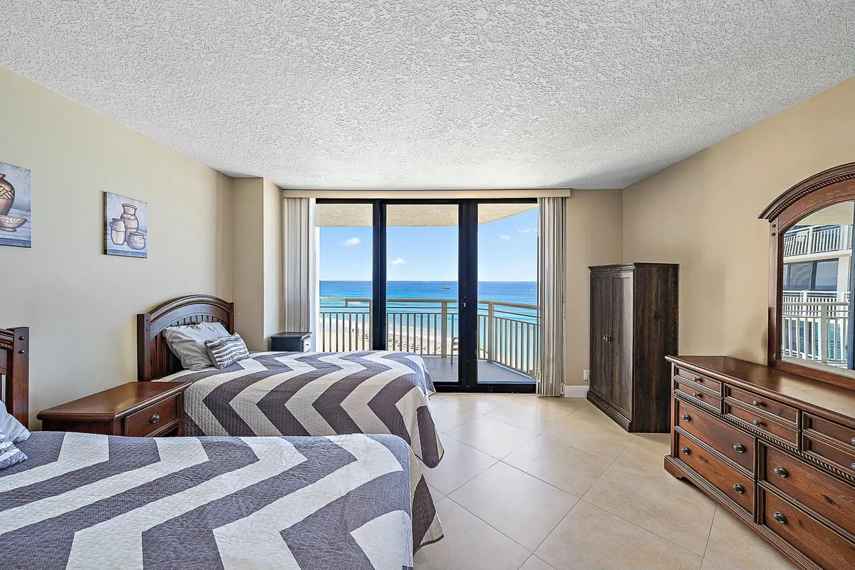 Guest Bedroom at 3000 N Ocean Drive 19e, Singer Island