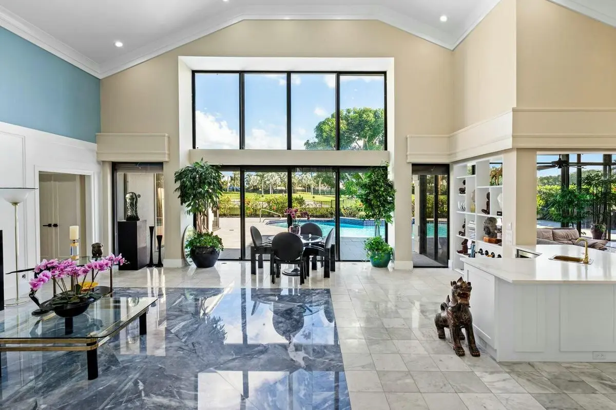 Living room at 4869 Tallowwood Lane, Boca Raton