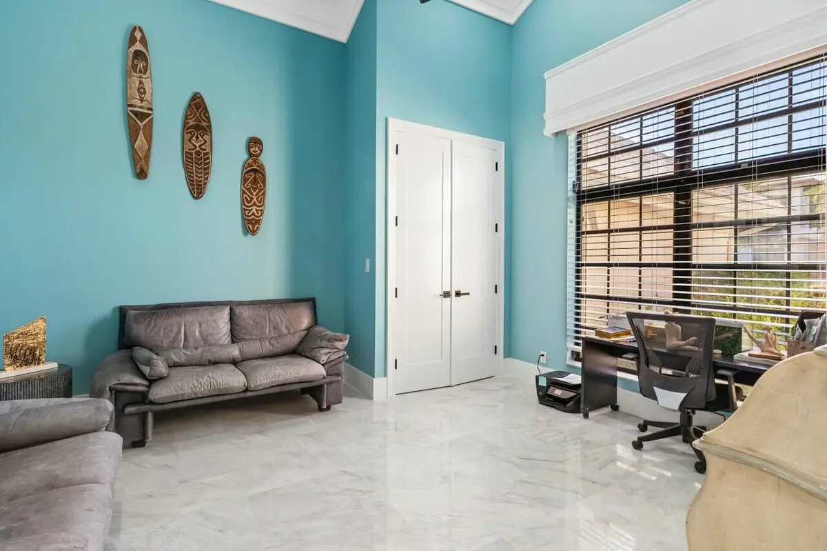 Guest room used as office at 4869 Tallowwood Lane, Boca Raton