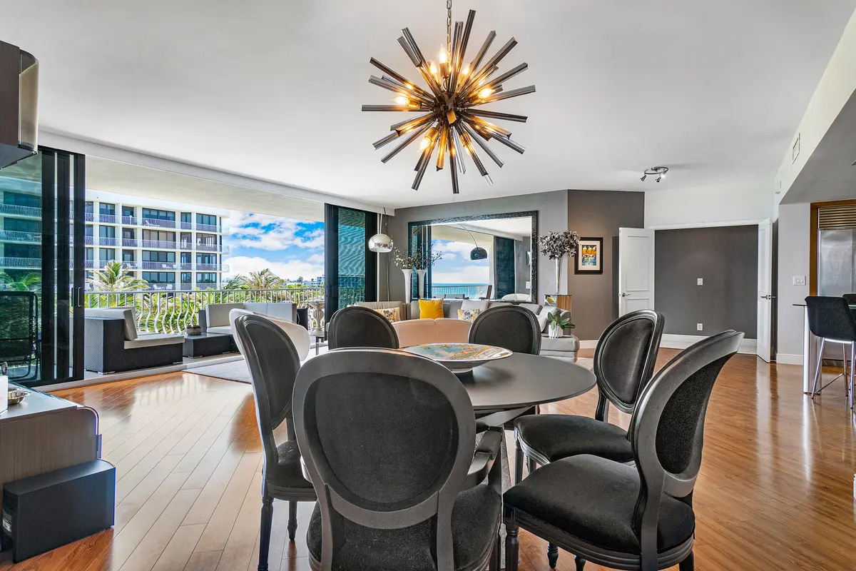 dining area at 2000 S Ocean Boulevard 208n, Palm Beach