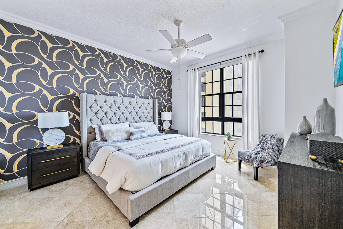 Main Bedroom at 701 S Olive Avenue 802, West Palm Beach